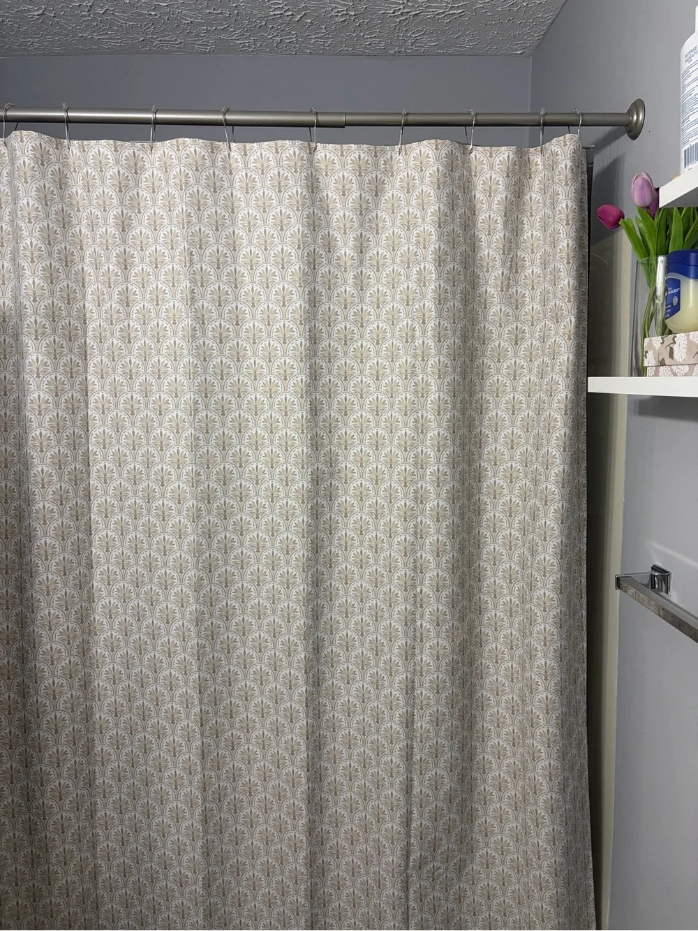 Tommy Bahama Taupe Shower Curtain